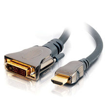 32.8ft (10m) SonicWave® HDMI® to DVI-D™ Digital Video Cable M/M - In-Wall CL2-Rated
